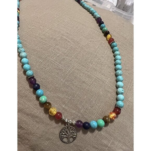 Mala Beads Bracelet Necklace 6mm 108 Prayer Beads for Meditation Yoga - Picture 2 of 6